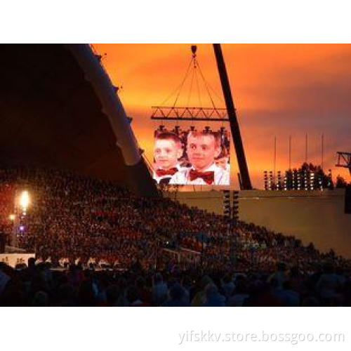 China outdoor Waterproof P12 stadium led display digital sc